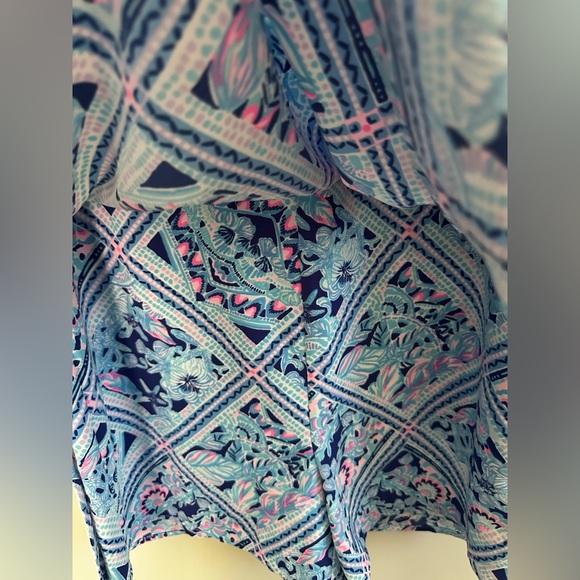 Lilly Pulitzer Blanca Romper Dress Size 8 - Picture 13 of 14